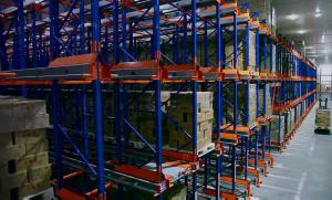 Wholesale Automantic Heavy Duty Radio Shuttle Racking , storage racking system from china suppliers