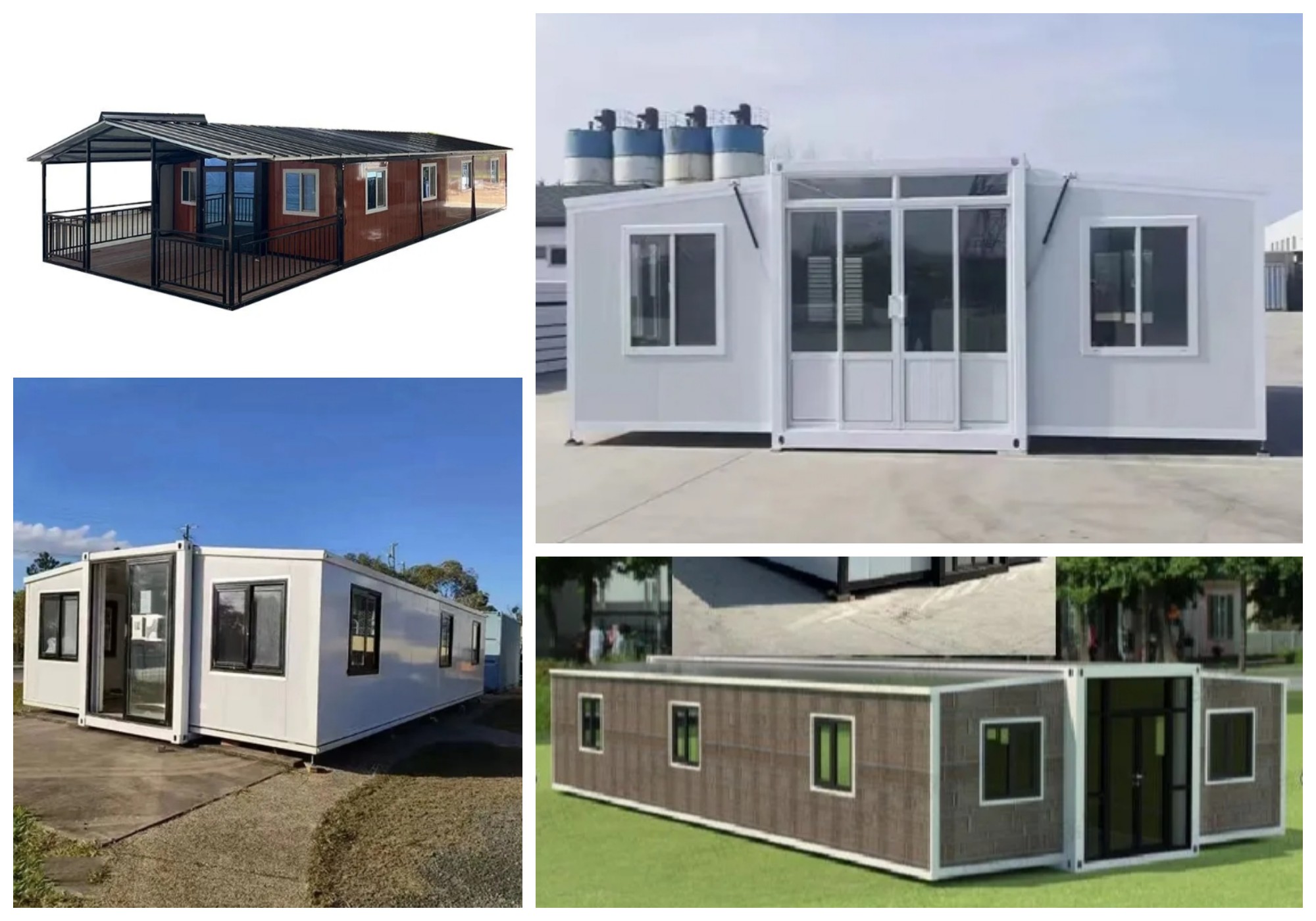 Wholesale Prefabricated Modular Modern Portable 40 Foot Expandable Container House with 3 Bedroom