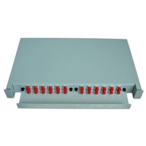Wholesale 1u 24cores Fiber Optic Patch Panel FC Sc St For Gpon CATV from china suppliers