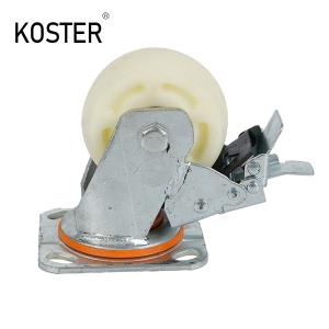 Wholesale Customized Request Auto Lock Caster Wheels for Air Cooler Electrical Brake Caster from china suppliers
