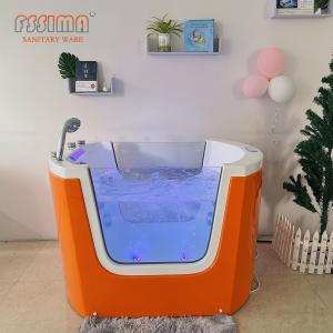 Wholesale White Acrylic Baby SPA Bathtub Freestanding Baby Massage Spa Tub With Thermostat from china suppliers