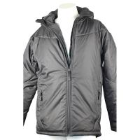 China Durable Grey Light Padded Jacket Toasty Warm With Hot Transfer Printing for sale