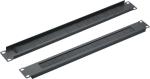 OEM ODM 1u Network Cable Management SPCC Material With Brush , No Metal Ring