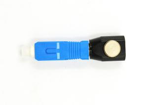 Wholesale SC / UPC Bare Fiber Optic Adapter Single Mode Type Zirconia Sleeve Material from china suppliers