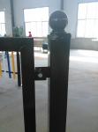 1.5m Steel Tubular Fencing Security High Bow Top Powder Coated Railings