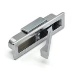 Zinc Alloy Push Out Concealed Drawer Handle Sand Chrome