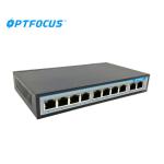 Outdoor Waterproof Gigabit Ethernet PoE Switch 8 Port PoE Switch with Fiber For