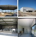 Lightweight Steel Structure Hangar Fireproof Large Span Metal Aircraft Hangars