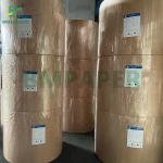70gsm Metallic Paper For Beer Bottle Labels Silver Top White Back 765mm