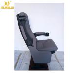 Ergonomic Backrest Fabric PP Cinema Theater Chairs With Cup Holder