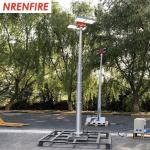 6m pneumatic telescopic mast-Fire Tender Mounted- 4x180W LED Lights-pneumatic