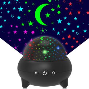 Wholesale 360 Degree Rotatable Starry Night Light Projector 9 Colors Adjustable For Kids from china suppliers