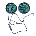 PSE certificate Jacket Cooling Fan Green Blade 7.4V Cooling Vest Fan