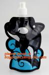 Collapsible Sports Water Bottle 3 Pack, Foldable Leak Proof Travel Bottles for