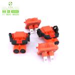 HV PA66 125A 150A 2pin 3pin Electric Vehicle Battery Connectors Plug / Socket