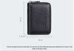 Waterproof Multi-functional Large Capacity Zipper Pocket Coin Purse Wallet by