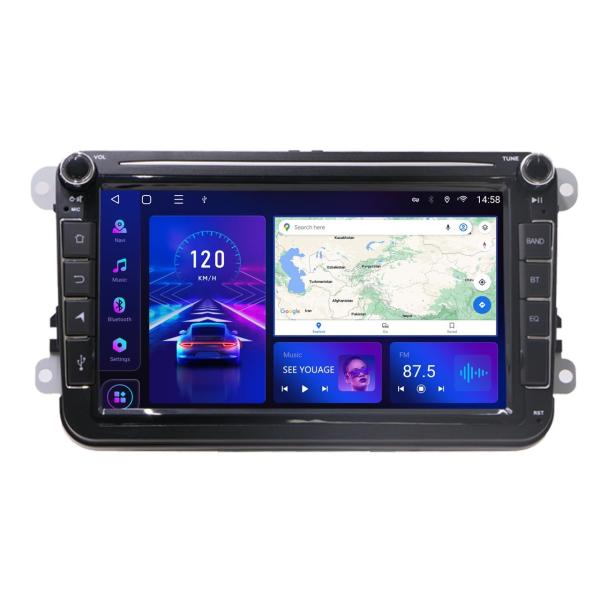 2.5D Screen 360 Android 12 Car Multimedia Player for Volkswagen Golf Polo Tiguan
