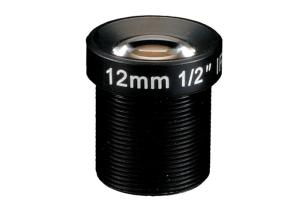 Wholesale 1/2&quot; 12mm F1.6 Megapixel 1080P M12 Mount 38degree Fixed Focal Lens, 12mm security camera lens from china suppliers