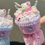 Melody and Kiityt Cat Plush Doll Bouquet Birthday and Qixi Festival Gift for