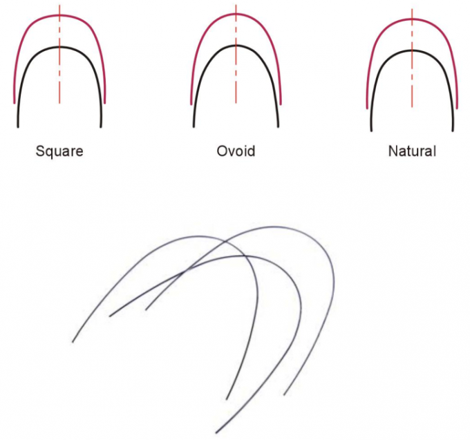 Upper Orthodontic Archwires / 0.016 * 0.016 Inch NItI Wires In Orthodontics 