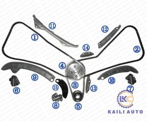 Wholesale Subaru Legacy Outback Timing Chain Kit 3.6L EZ36D 13143AA081 154L 13142AA080 from china suppliers