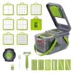 BAMBOO 22 in 1 Multi-functional Vegetable Cutter Food Chopper Fruit Slicer Food