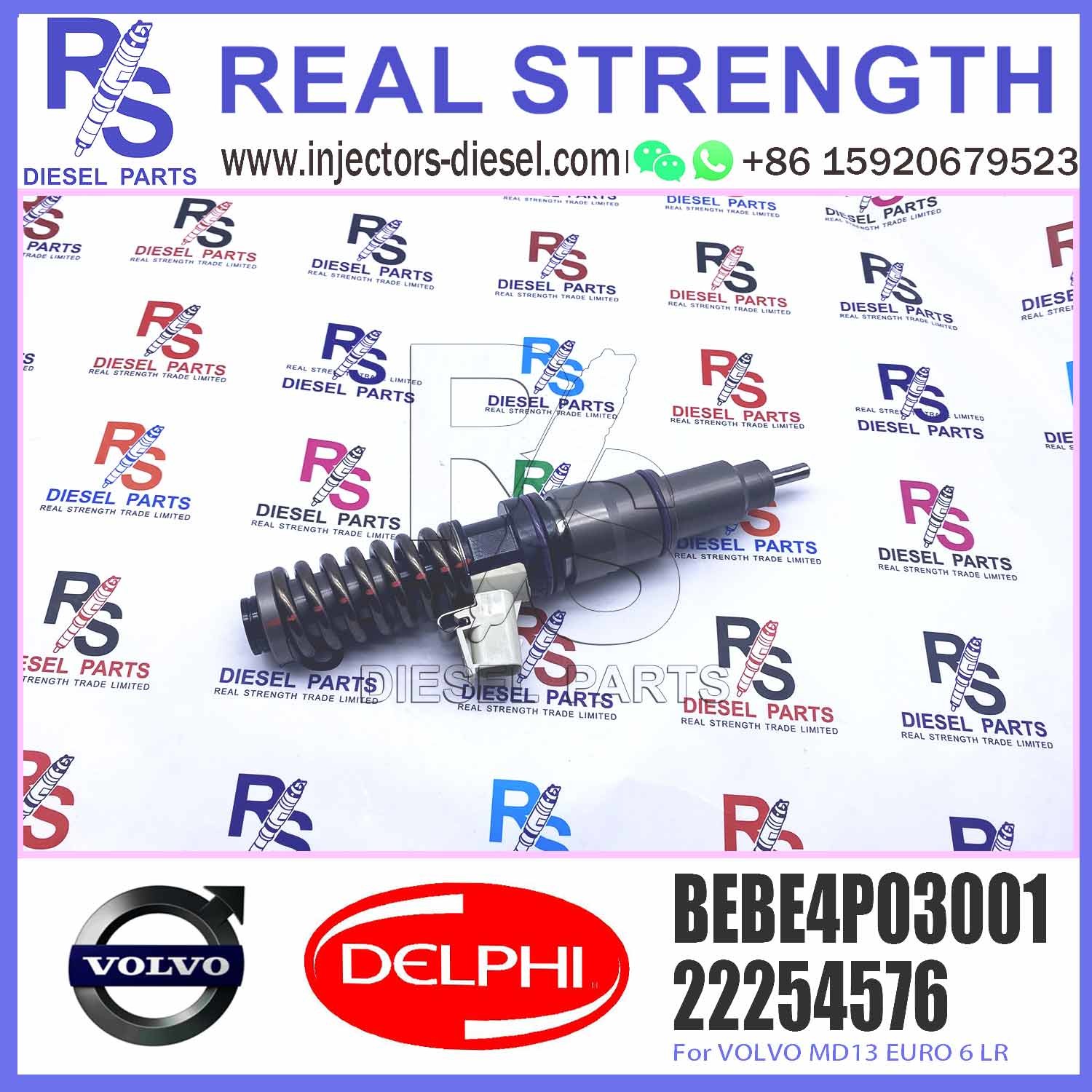 Common Rail Diesel Fuel Injector 21977918 BEBE4P02001 BEBE4P03001 for Engine Parts