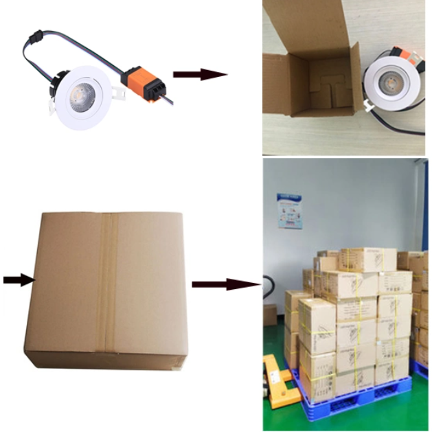 MR16 GU10 Gu5.3 Adjustable Angle Down Lighting Replaceable Indoor Ceiling Embedded Surface Mounted Recessed Light