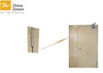 BS Standard Uneqaul Leaf Oak Wood Finish Steel Insulated Fire Door For Apartment