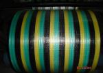 Colorful 80GSM Tubular Pp Woven Cloth , Rice / Sugar Sack Fabric Multi Color