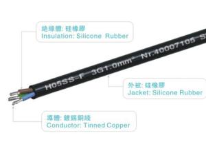 Wholesale VDE H05SS-F 300/500V 180C Silicone Rubber Wires for Heater Lighting and Industrial Power from china suppliers