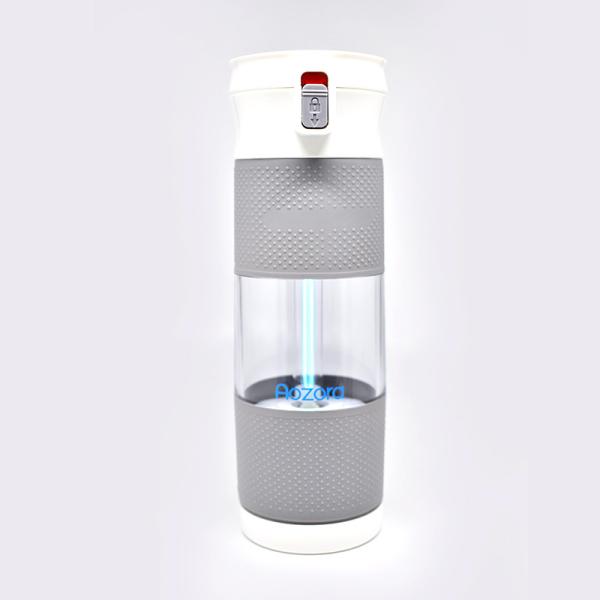 UV Sterilization Water Purification Bottle Plastic 400mAh Battery CE FCC