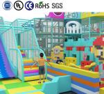 Green Colorful Role Play Plastic Indoor Playground Equipment Jungle Themed