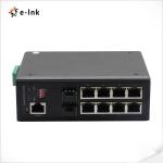 Industrial 8-Port 10/100/1000T 802.3bt HPoE + 2-Port 100/1000X SFP Managed