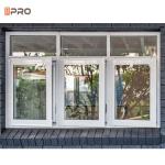 Double Glass Aluminum Casement Windows With Screen Acoustic Insulation