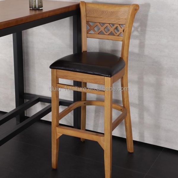 Modern Solid Wood High Back Dining Chair Blend of Style and Comfort