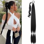 Exquisite Human Hair Extensions for Confidence Braided Ponytail Big Braids