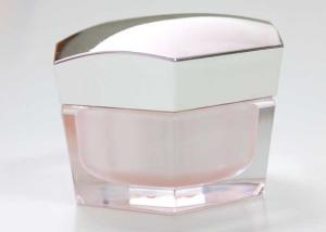 Wholesale 30g 50g Plastic Cosmetic Packaging Hexagon Cream Jar Organic ABS Personal Care from china suppliers