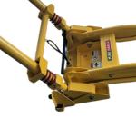 Traffic Yellow Construction Areas Lightweight Portable Vehicle Barricades