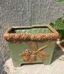 Succulent Creative Rose and Dragonfly Plant Flowerpots