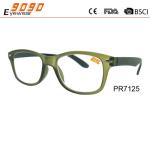 2017 new style reading glasses ,made of PC frame ,suitable for women