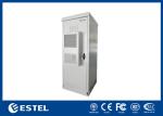 40U Insulated 19 Inch Outdoor Telecom Enclosure With SNMP Remote Communication