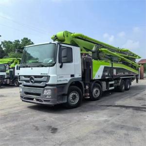 Wholesale Zoomlion Classic Manual Transmission Mercedes Benz 63 Meters 2019 Diesel Concrete Pump Truck Remote Control from china suppliers