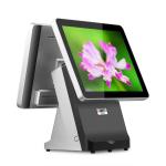 Supermarket 15.6'' Windows Dual Screen POS System With Printer Scanner
