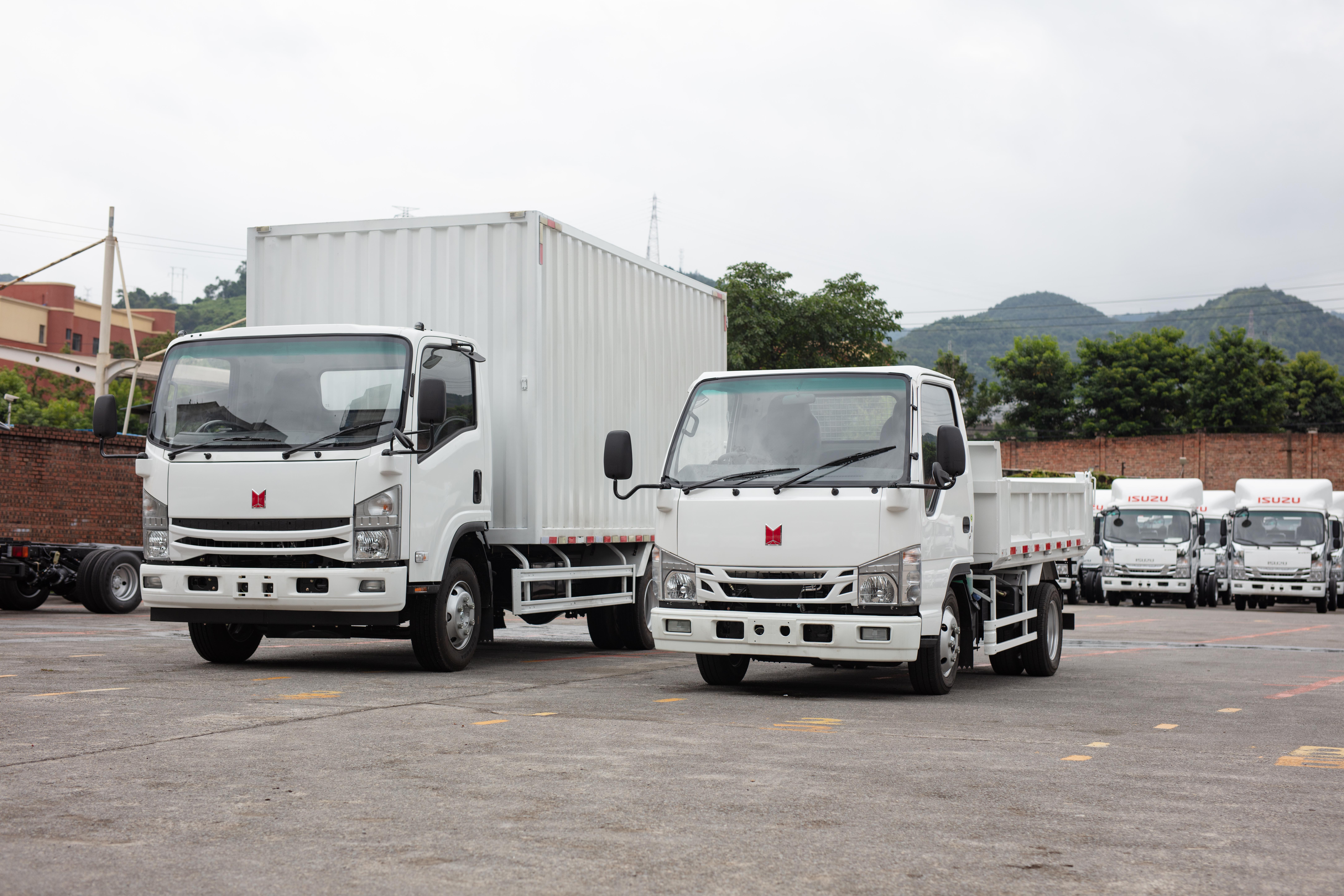 ISUZU Chassis Small Dump Truck 5Tons 6Tons mini Tipper Truck 4X2 Cargo Truck Light with factory price