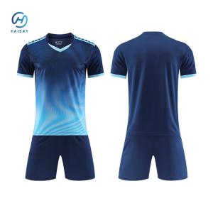 Wholesale Dynamic Soccer Kits S Moisture-Wicking Breathable Mesh Bold Stripes for Style Performance from china suppliers