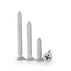 Wholesale Stainless Steel Self Tapping Screw for Wood Cross Recessed Flat Head and Fast Shipping from china suppliers
