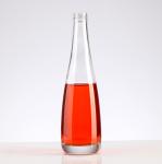 Customized Logo Clear 70cl Glass Bottle for Pisco Hot Stamping and Rubber