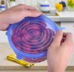 6 Piece Silicone Fresh Keeping Cover