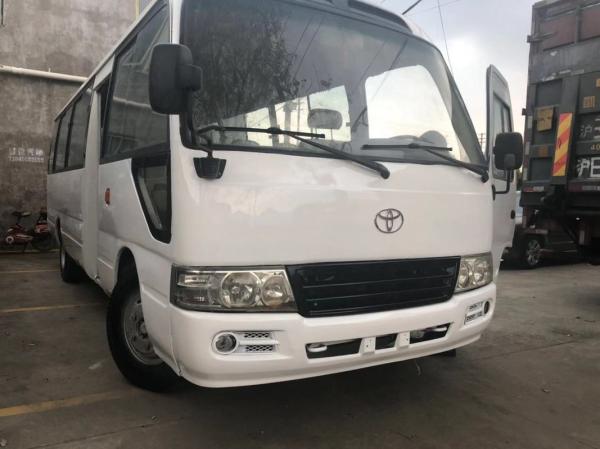 23 Passenger Used Toyota Coaster 6 Speed Automatic Gearbox With Good Light